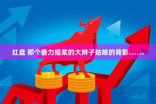 红盘 那个奋力摇桨的大辫子姑娘的背影……